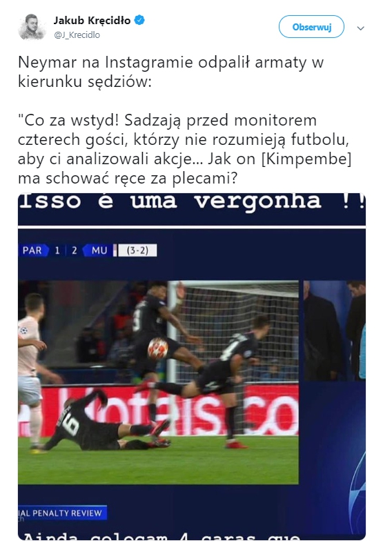 WIADOMOŚĆ wkurzonego Neymara po odpadnięciu z LM!